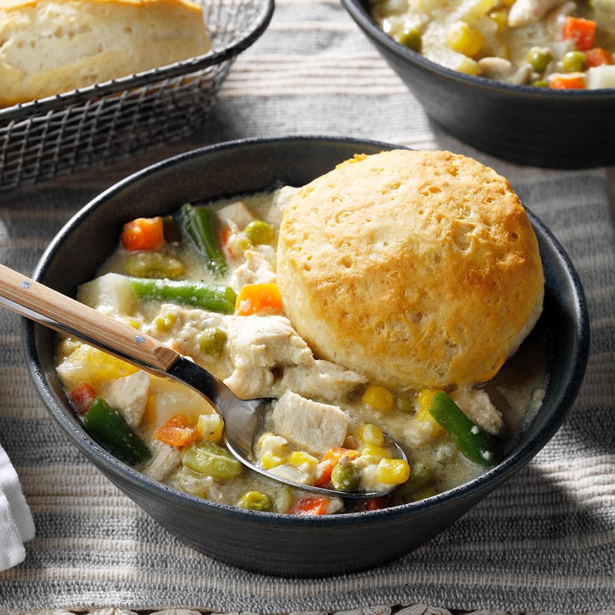 Slow-Cooker Chicken Potpie