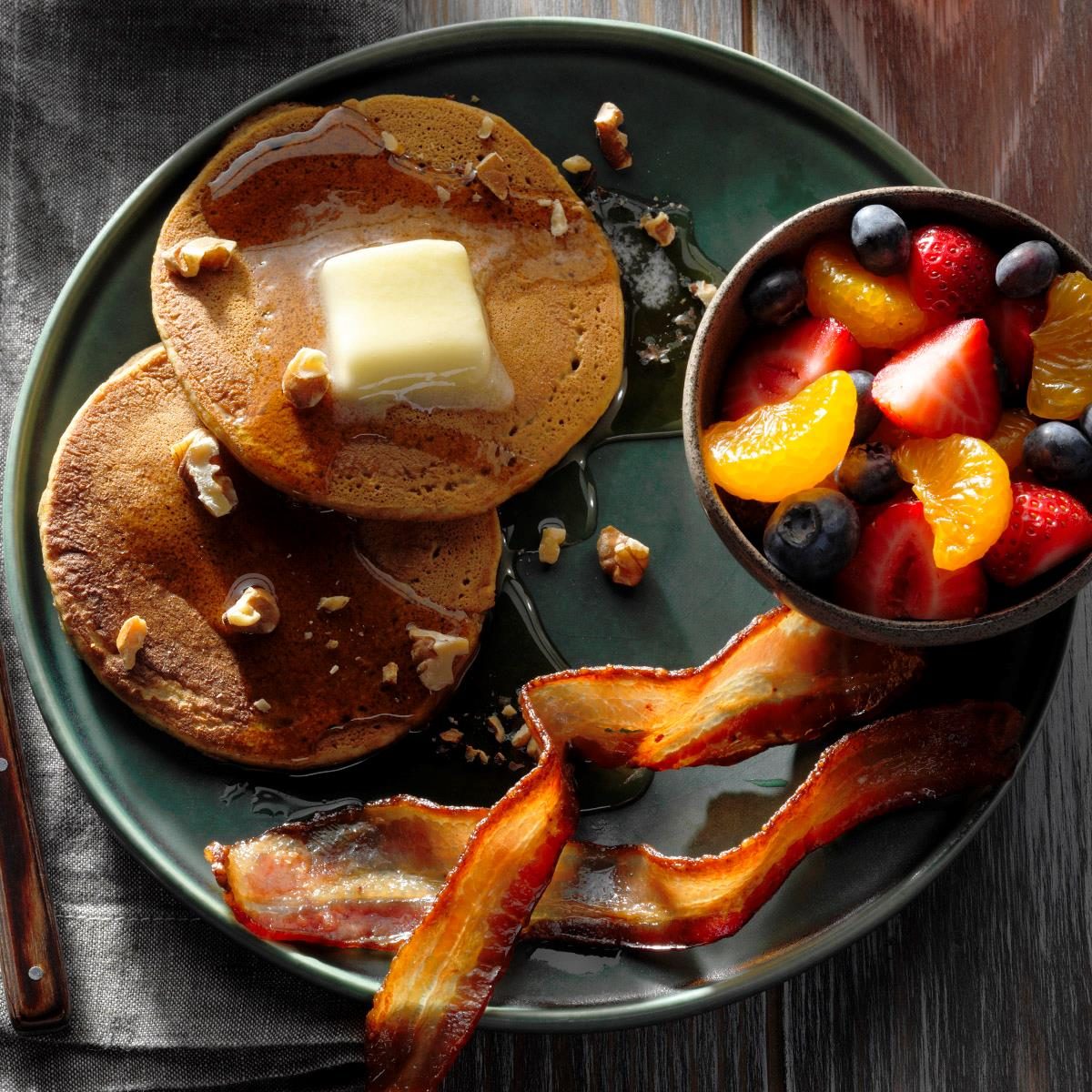 Chai Butternut Squash Pancakes