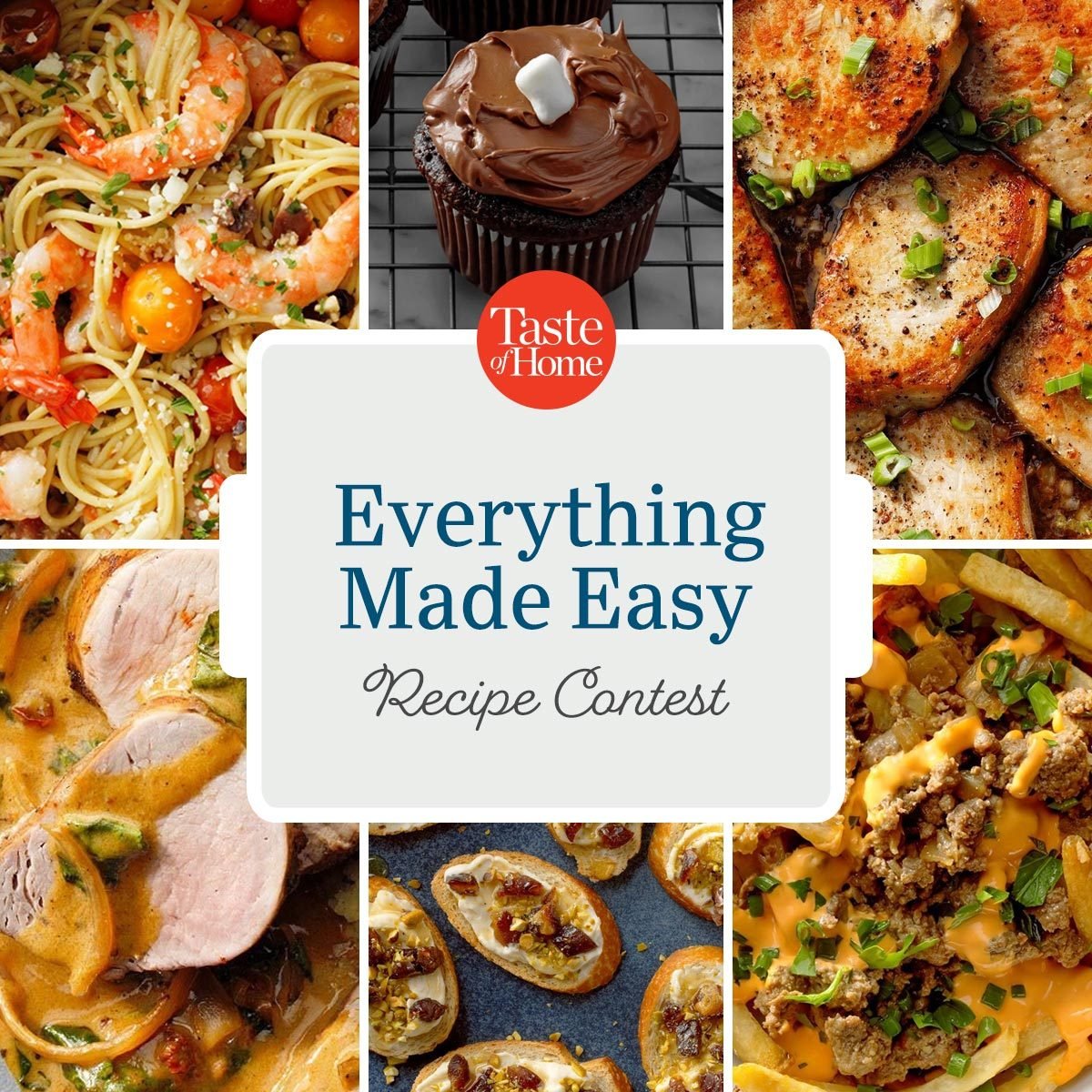 Everything Made Easy Contest Winners grid of recipes