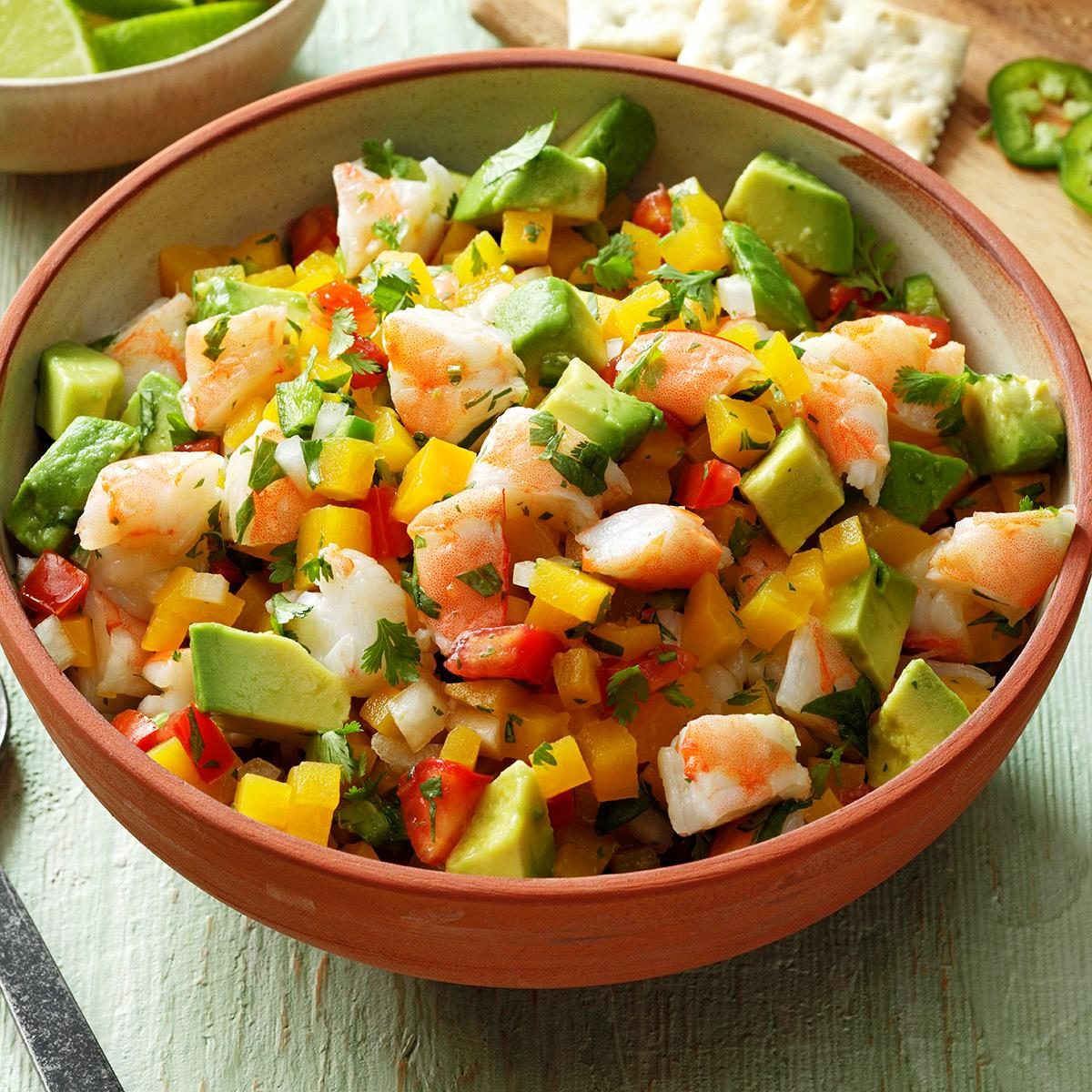 Pumpkin and Shrimp Ceviche