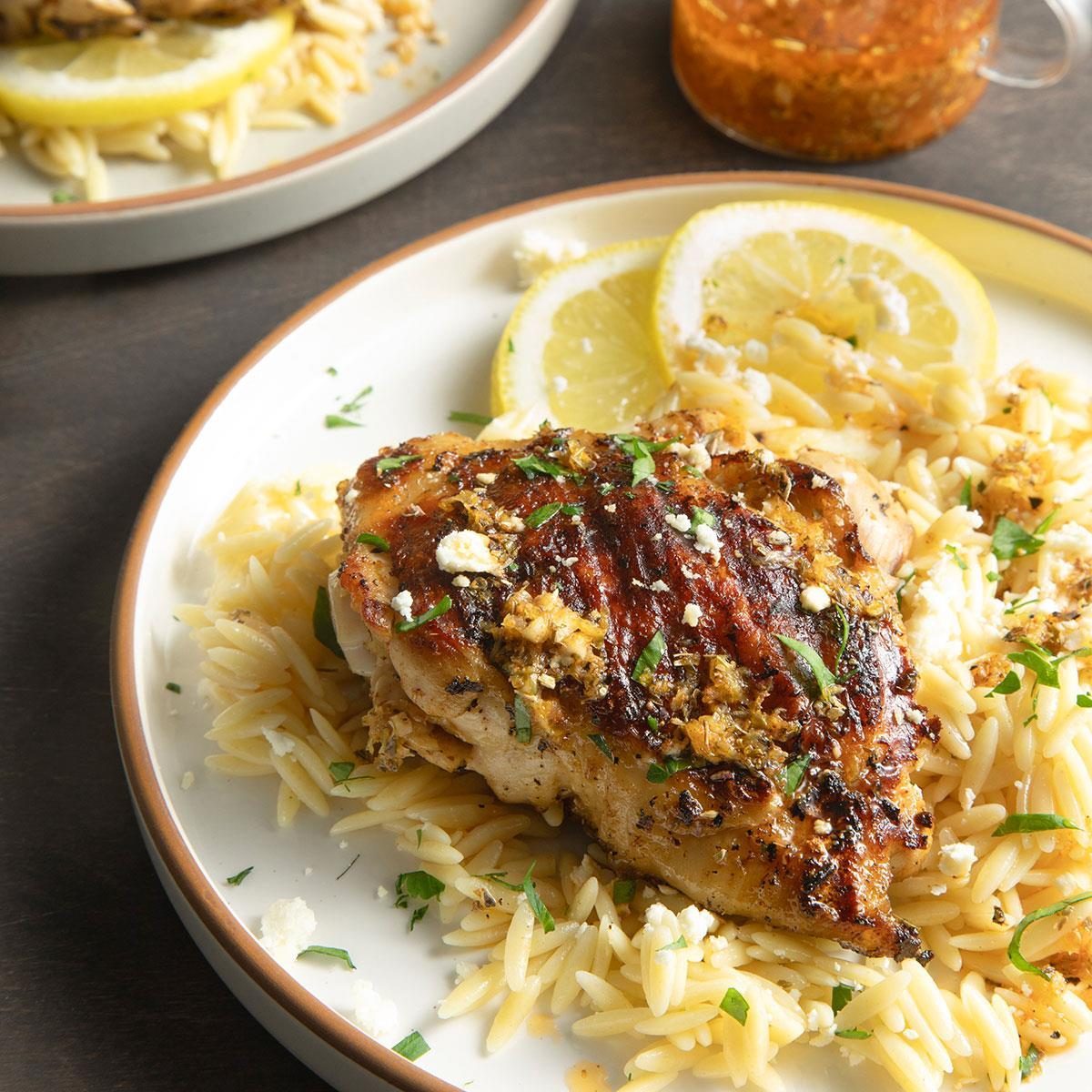 Grilled Greek Lemon Chicken