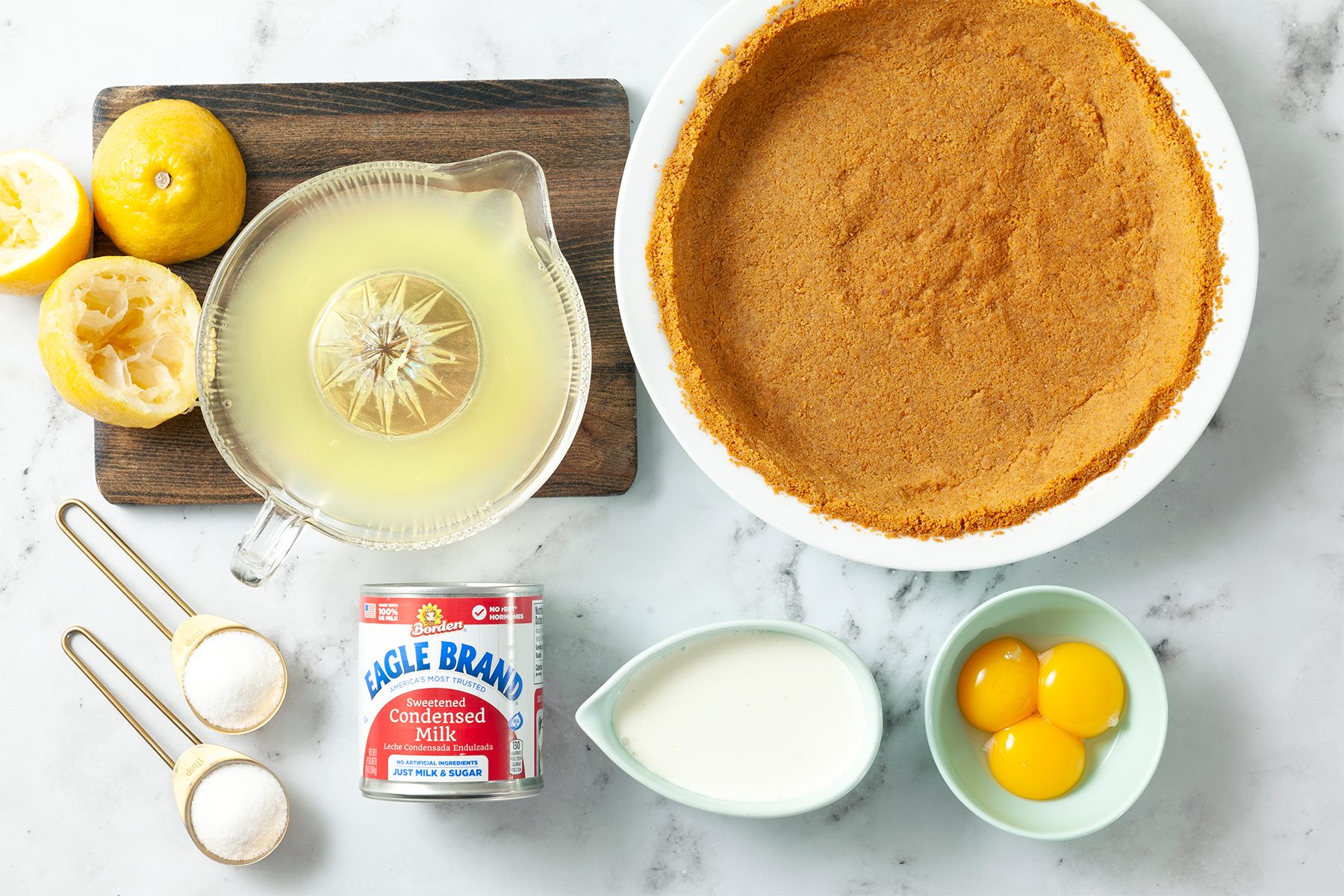 Ingredients for Lemon Pie 