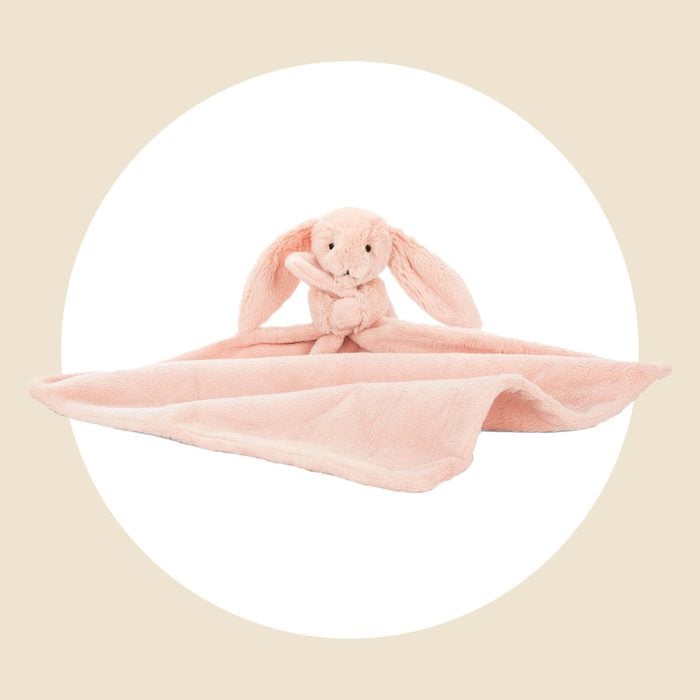 Blush Bunny Soother Blanket