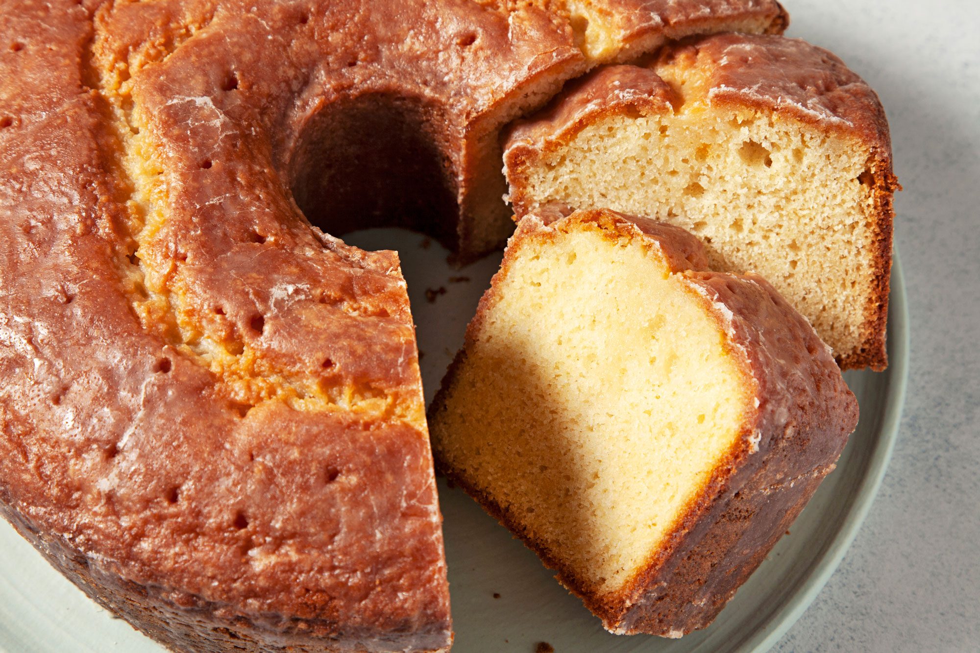 Close shot of Kentucky Butter Cake