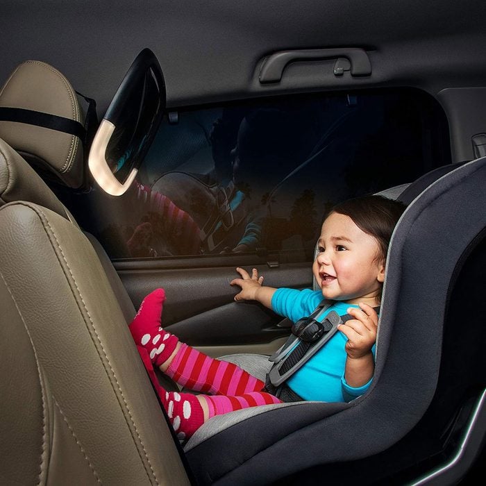 Munchkin Brica Night Light Pivot Baby In Sight Adjustable Car Mirror