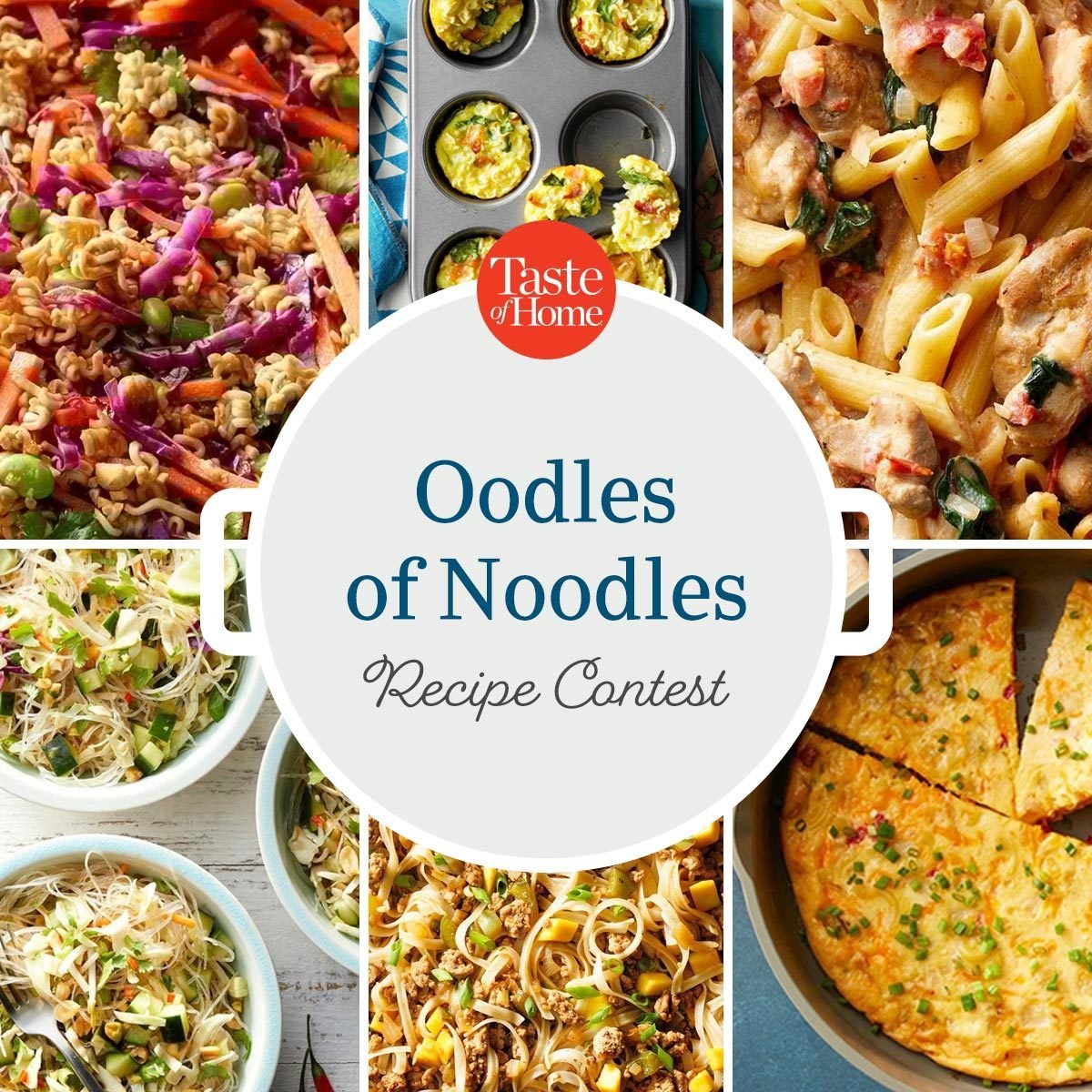 Oodles Of Noodles Recipe Contest Winners grid of recipes