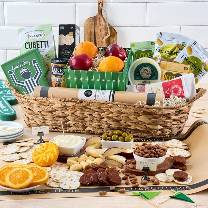 Pre Game Gathering Gift Basket Ecomm Via Gourmetgiftbaskets.com