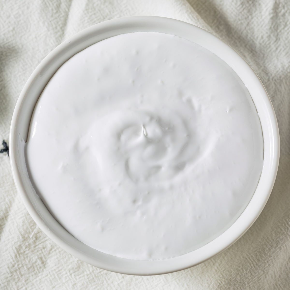 Sweet Sticky Marshmallow Fluff Spread In A Bowl