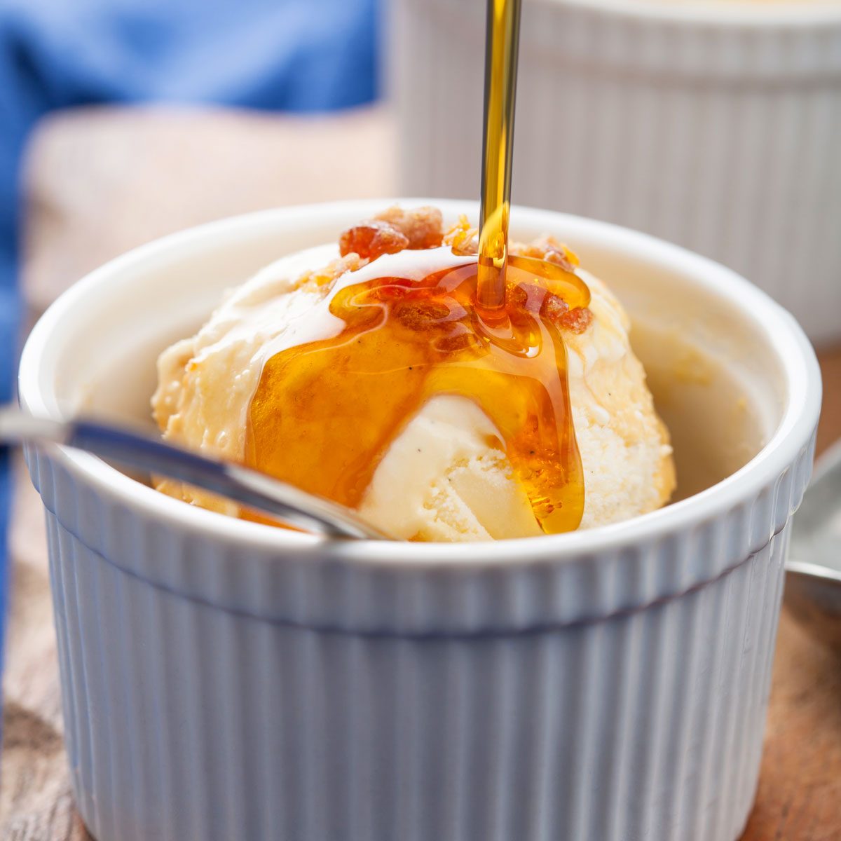 Vanilla Ice Cream With Maple Syrup
