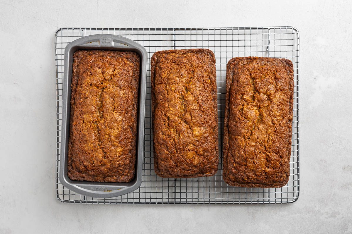 Taste Of Home Photo Of The Loafs On A Cooling Rack.