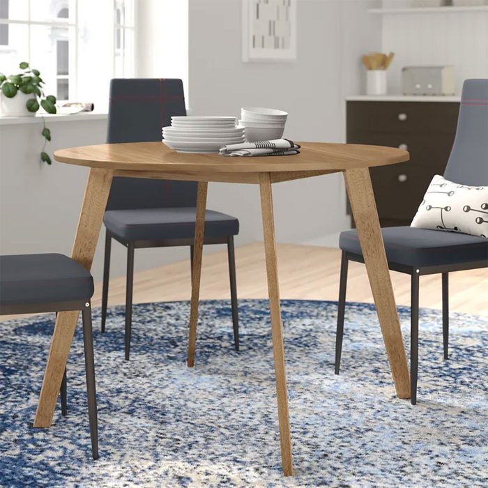 Aquin Round Solid Wood Base Dining Table