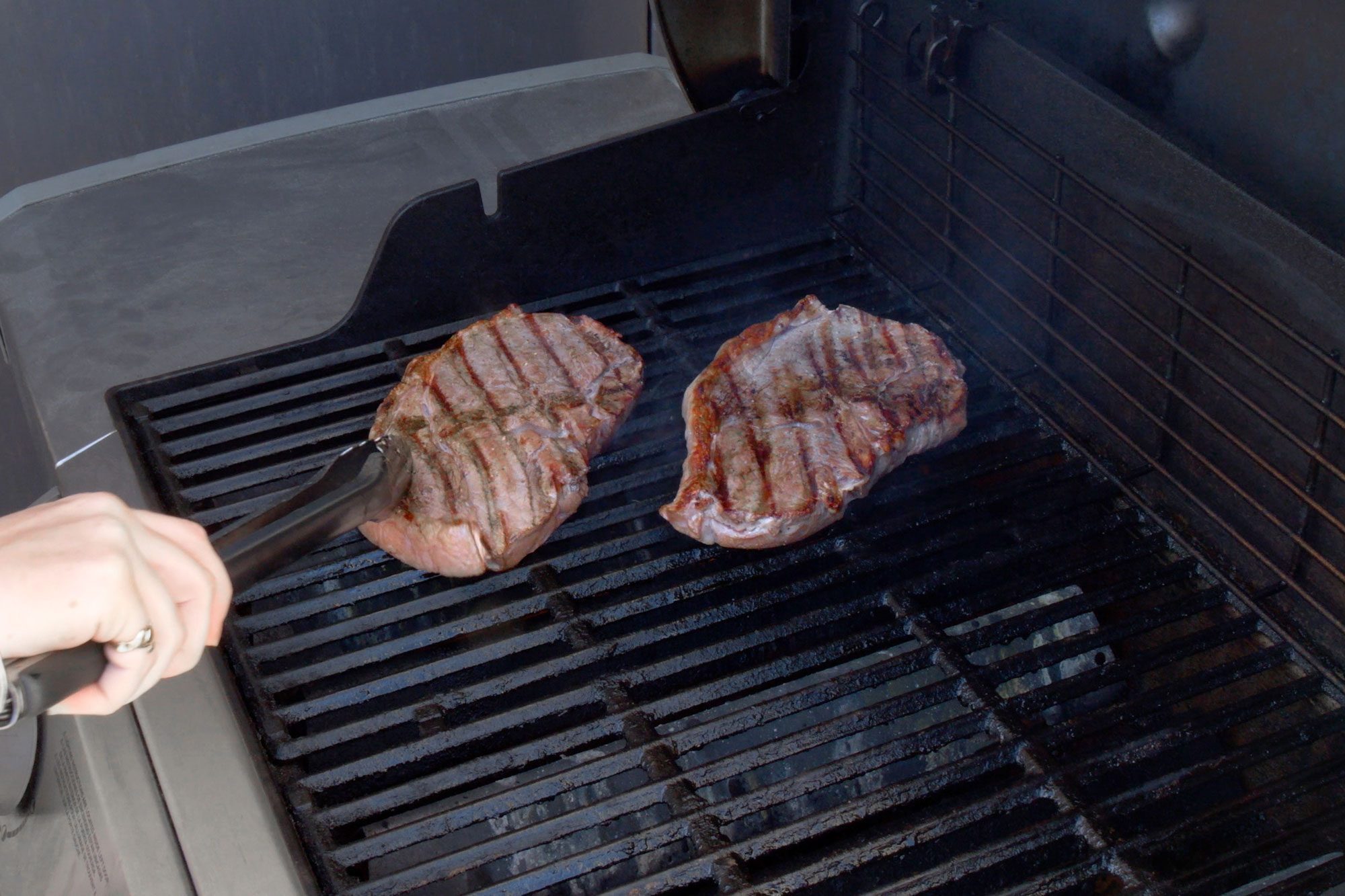 Grill the steaks