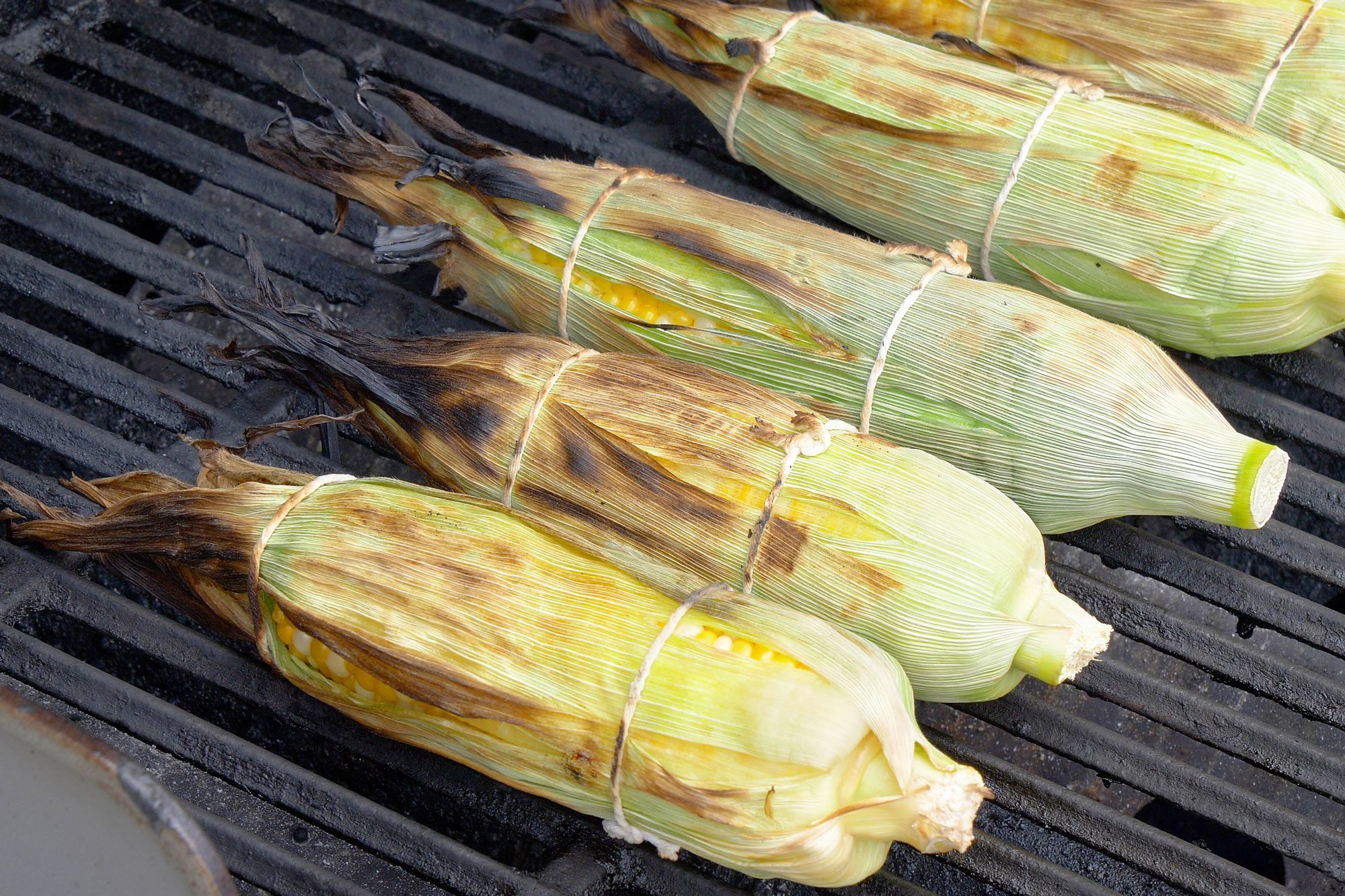 Grill the corn until tender
