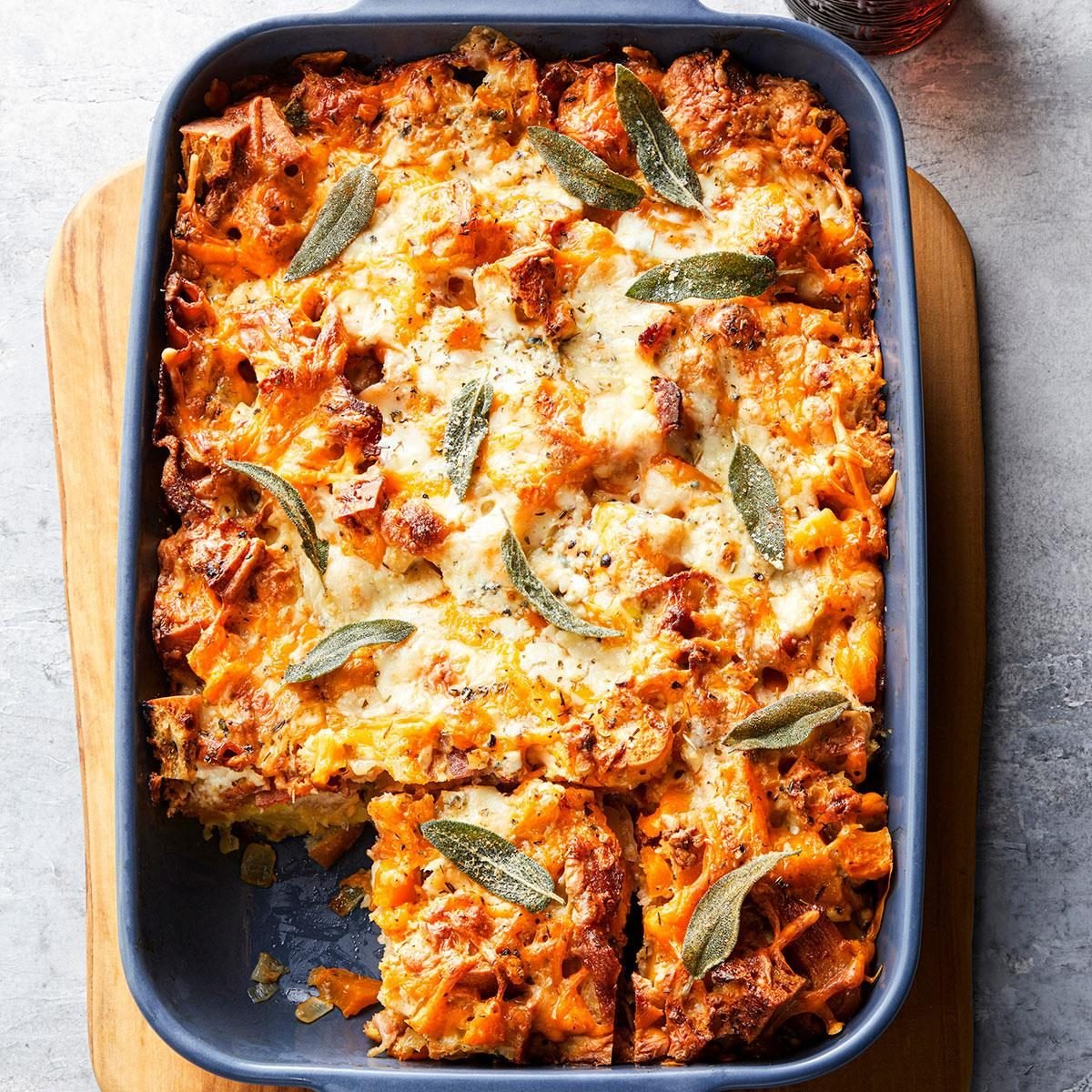 Overnight Butternut And Bacon Strata Exps Tohon24 274982 Dr 03 26 2b
