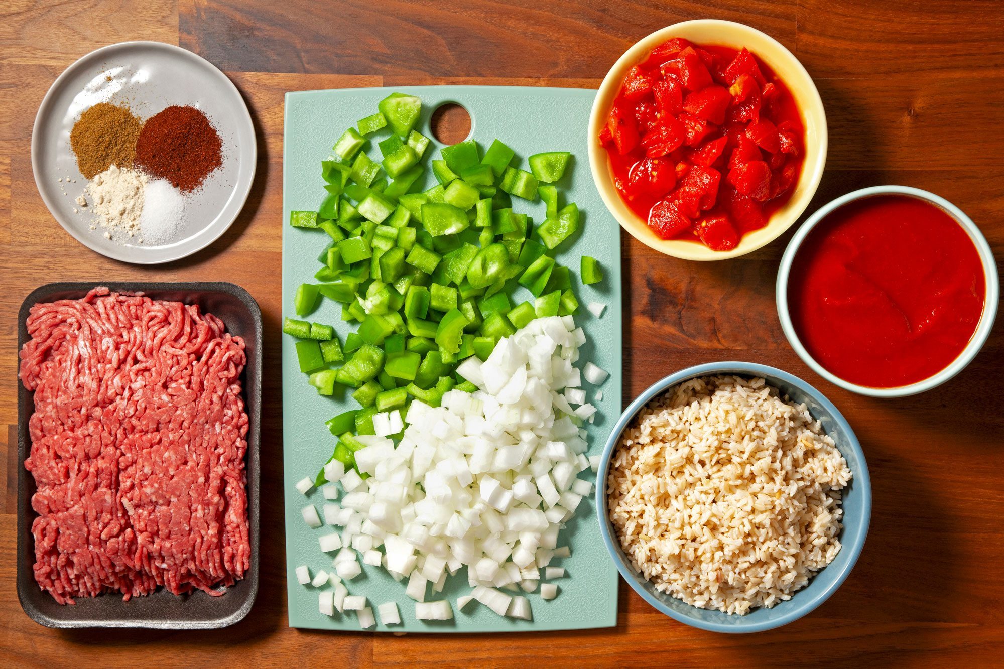 Spanish Rice With Ground Beef Ingredients