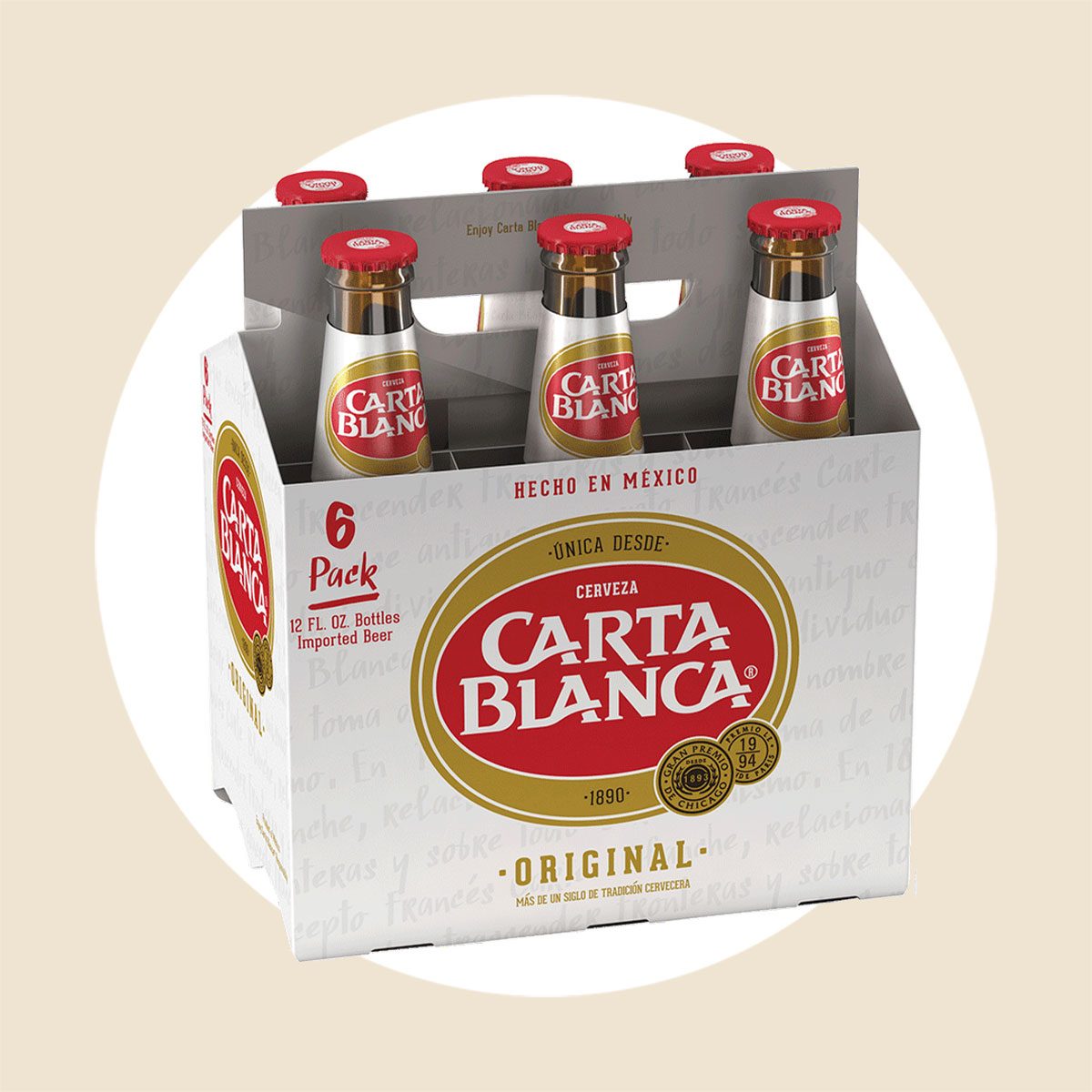  Carta Blanca Mexican Beer 