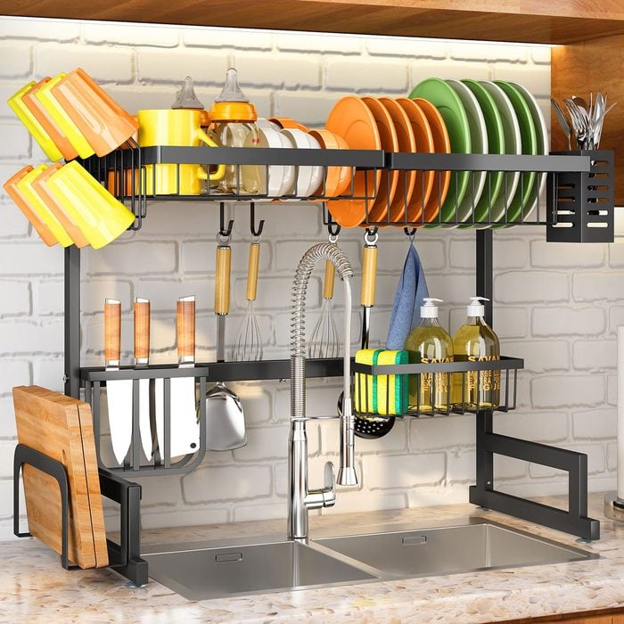 Adjustable Over The Sink Dish Rack