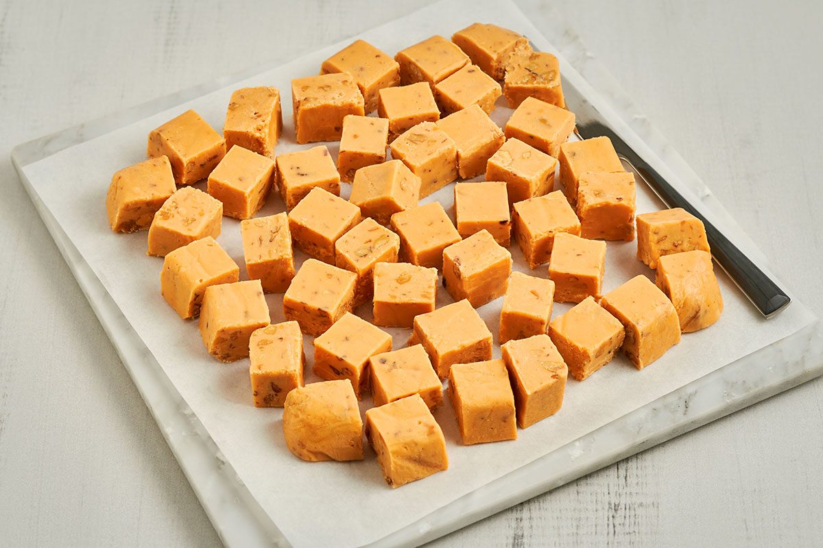 This butterscotch fudge by Taste of Home offers a nice change of pace from typical fudge flavors, and packs a lot of flavor into a small, single-serving piece.