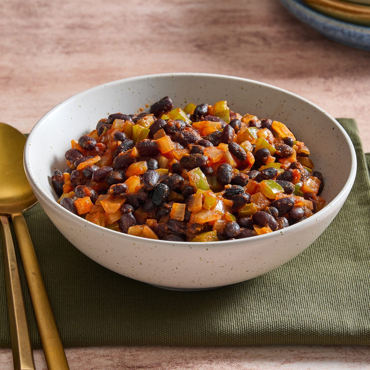 Cuban black beans served in a bowl