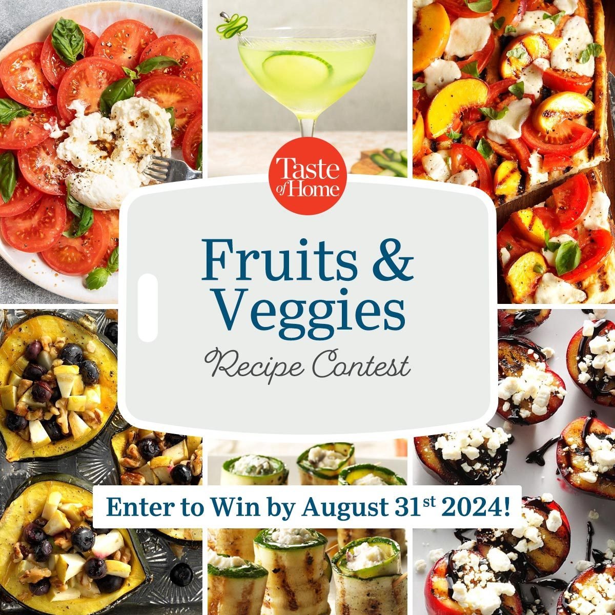 Fruits & Veggies Contest Announcement 2x3 Grid Ft 2