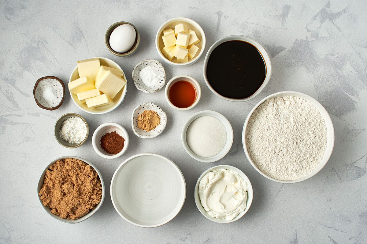 Ingredients for cake