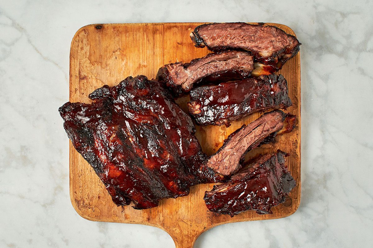 Grilled beef ribs by Taste of Home