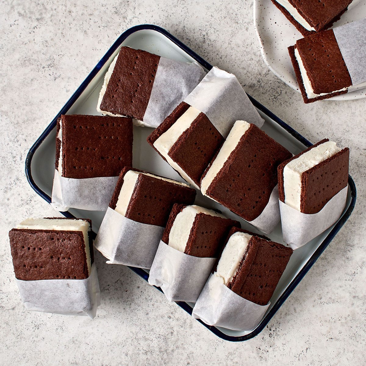 This ice cream sandwich recipe by Taste of Home makes for an incredibly tasty frozen treat, especially on a hot summer day.