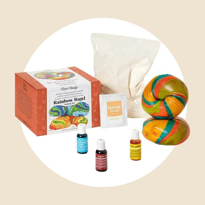 Rainbow Bagel Kit Ecomm Via Uncommongoods.com