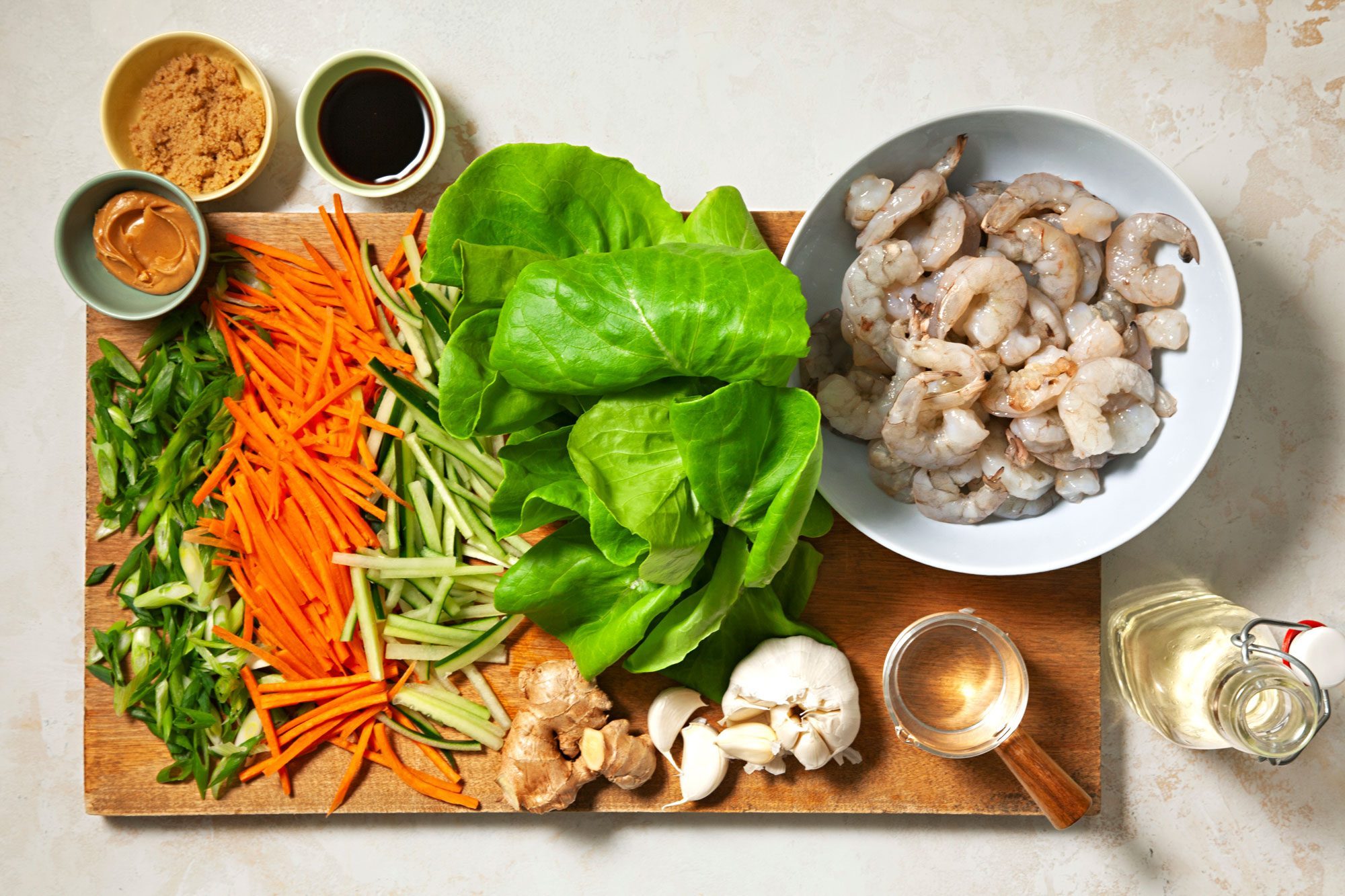 Shrimp Lettuce Wraps Ingredients