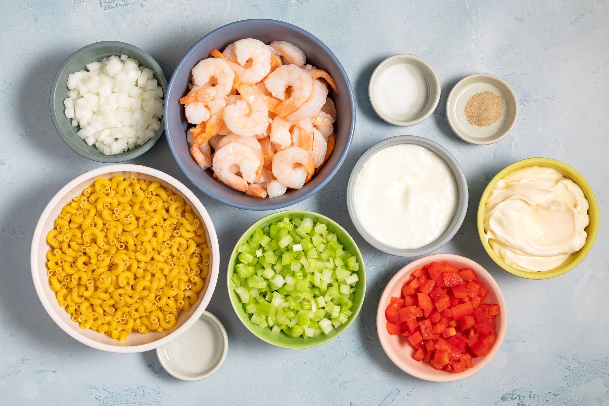 Shrimp Pasta Salad Ingredients