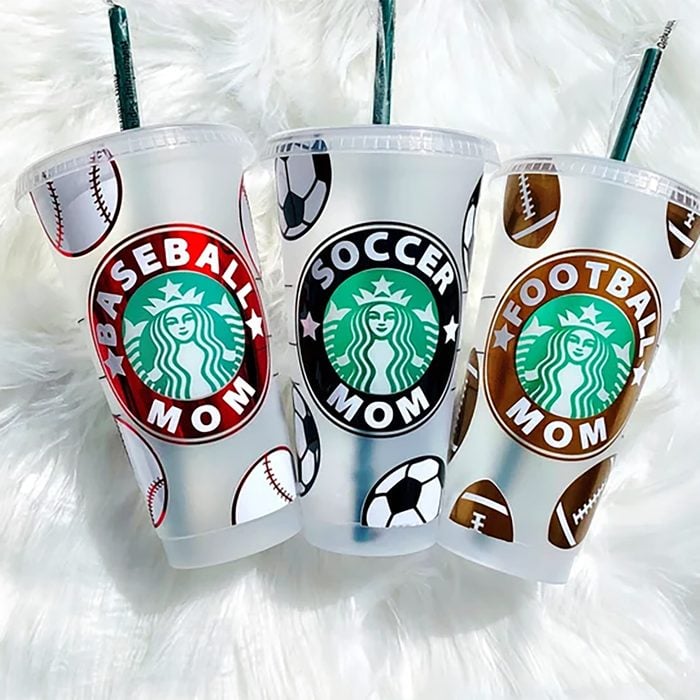 Sports Mom Starbucks Reusable Venti Cup
