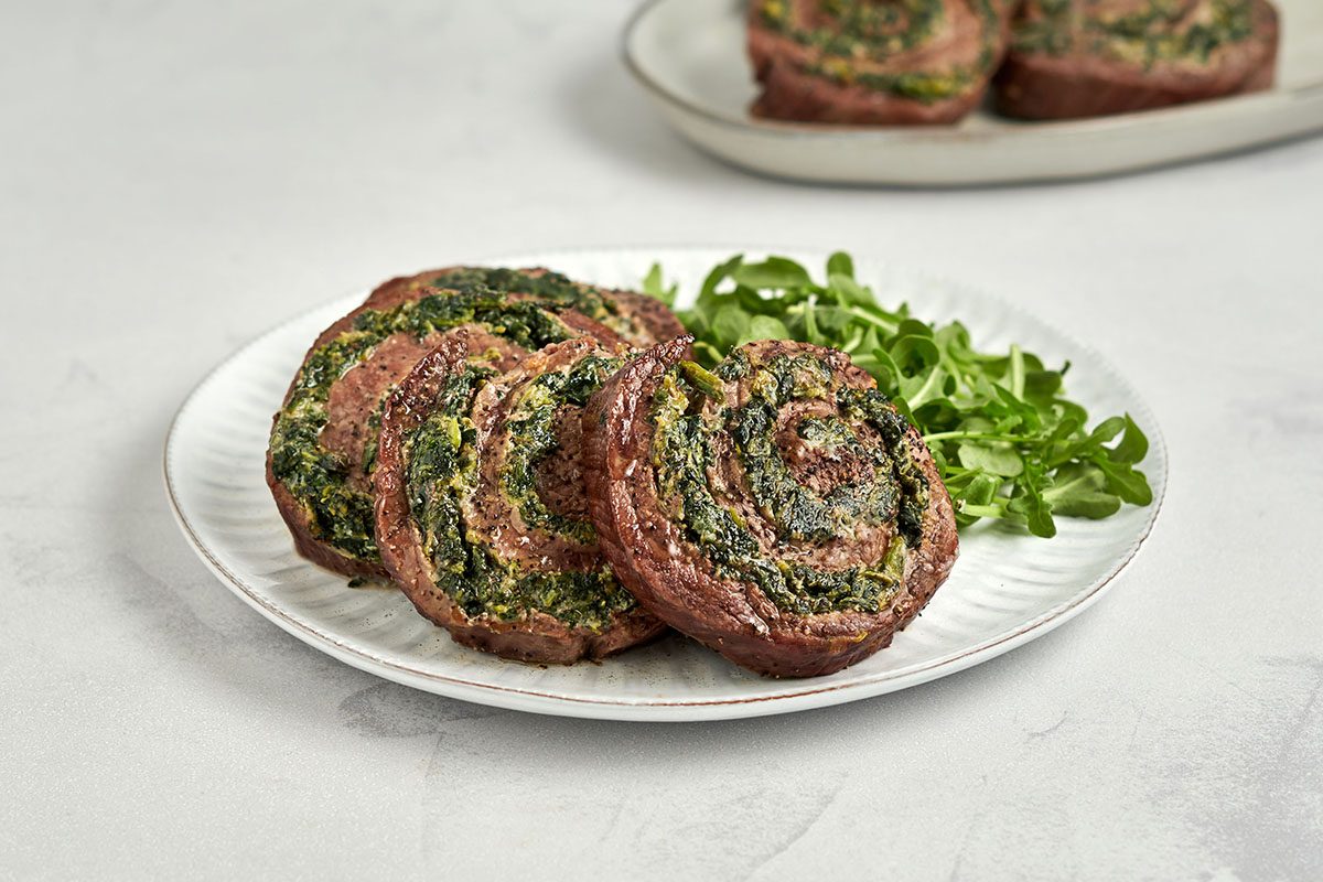 Wrapped in quality flank steak and bursting with a creamy filling, this steak pinwheel recipe by Taste of Home promises a mouthwatering experience with each bite.