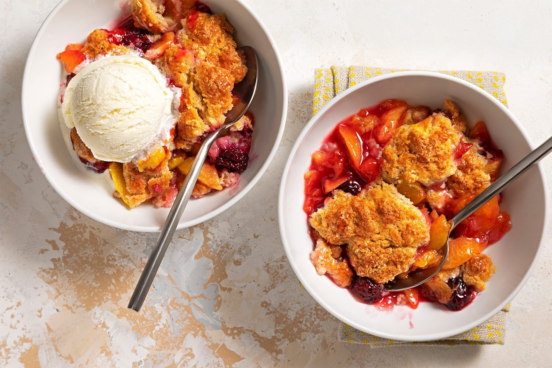 Blackberry Peach Cobbler