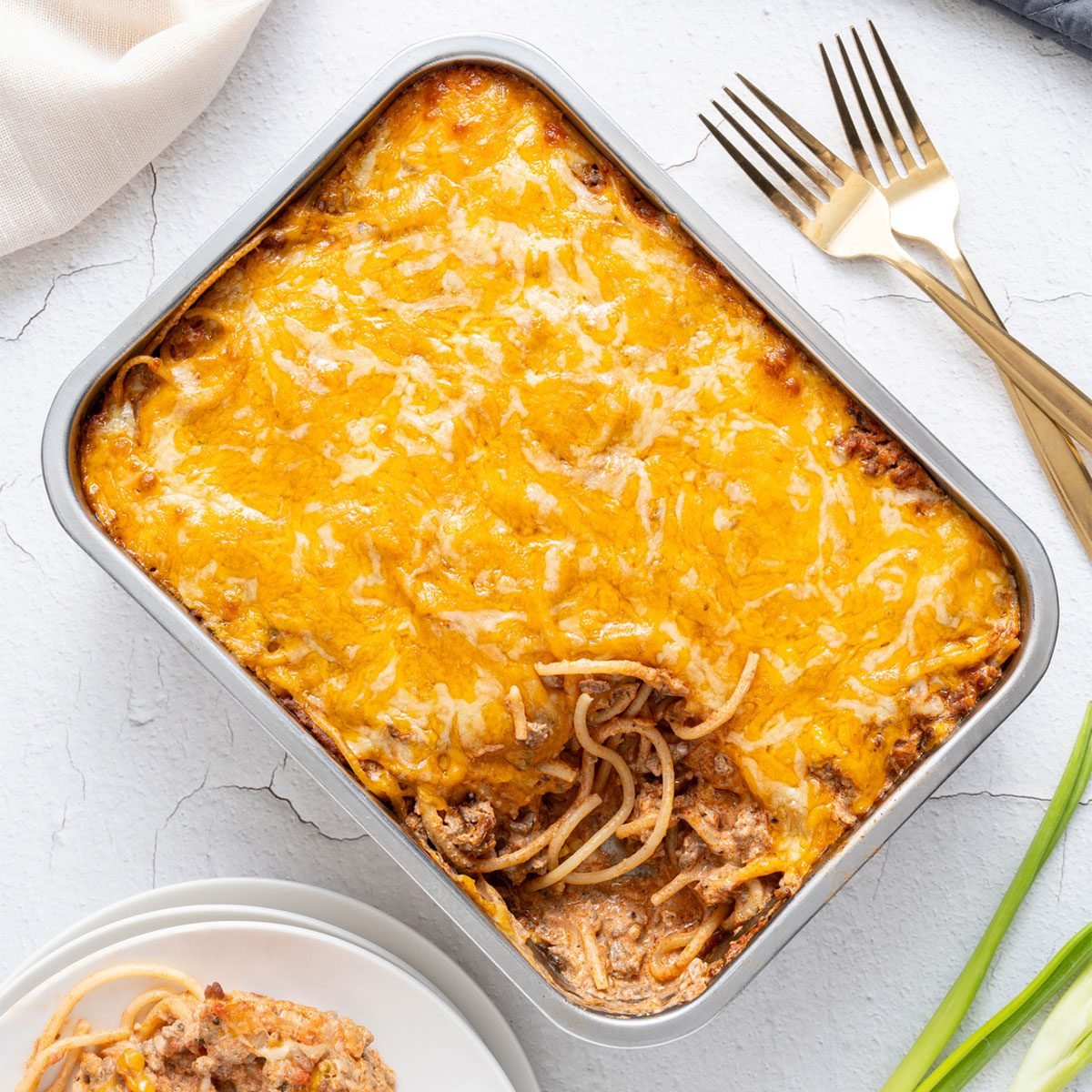 Spaghetti Pie Casserole