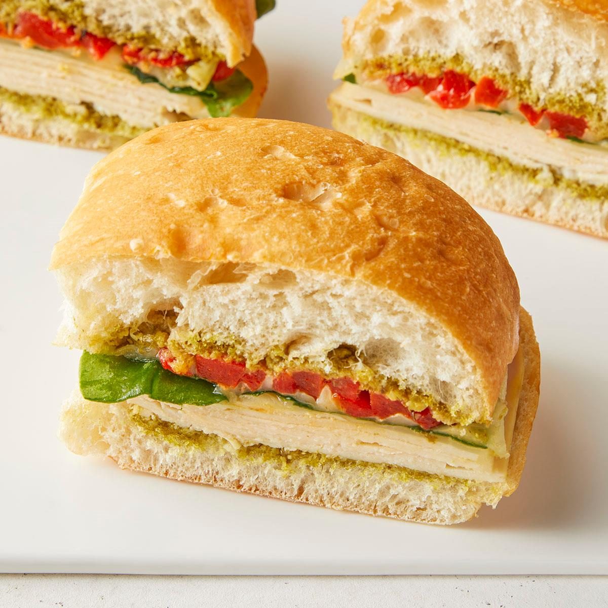 Pesto Chicken Ciabatta Sandwiches Exps Rc24 275969 Dr 07 03 9b