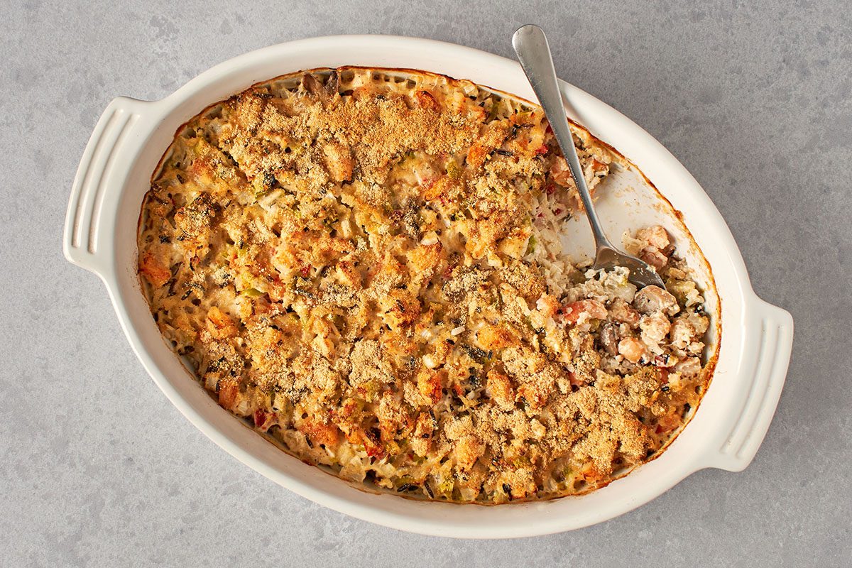 Baked seafood casserole by Taste of Home