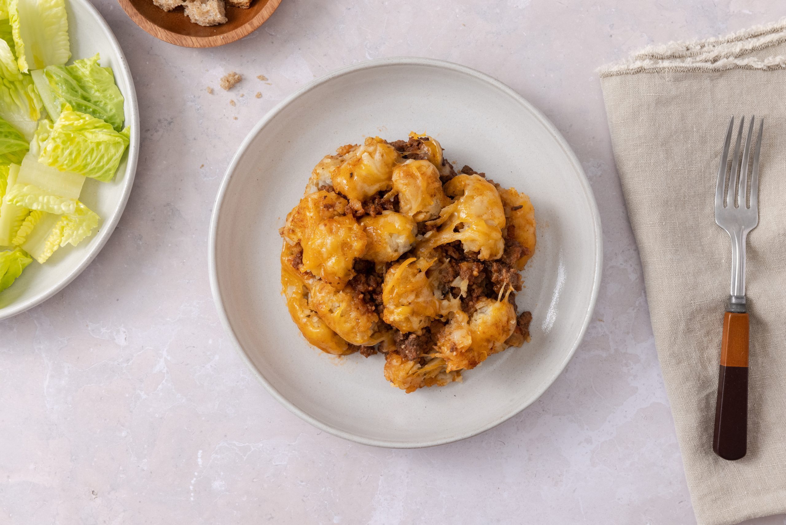 Sloppy Joe Tater Tot Casserole Photographed For Taste Of Home