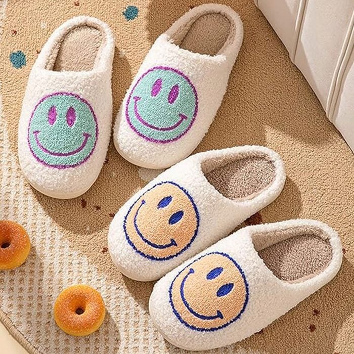 Smiley Face Slippers