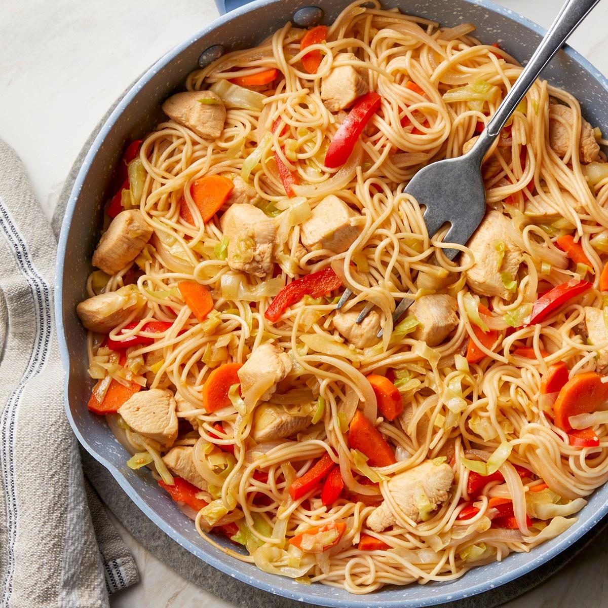 Sweet and Spicy Chicken with Soba Noodles