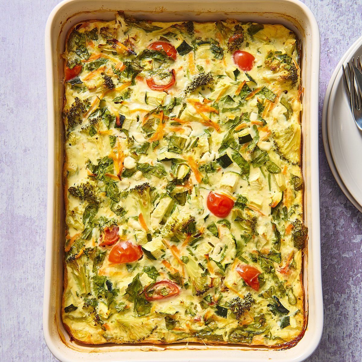 Veggie Egg Casserole Recipe