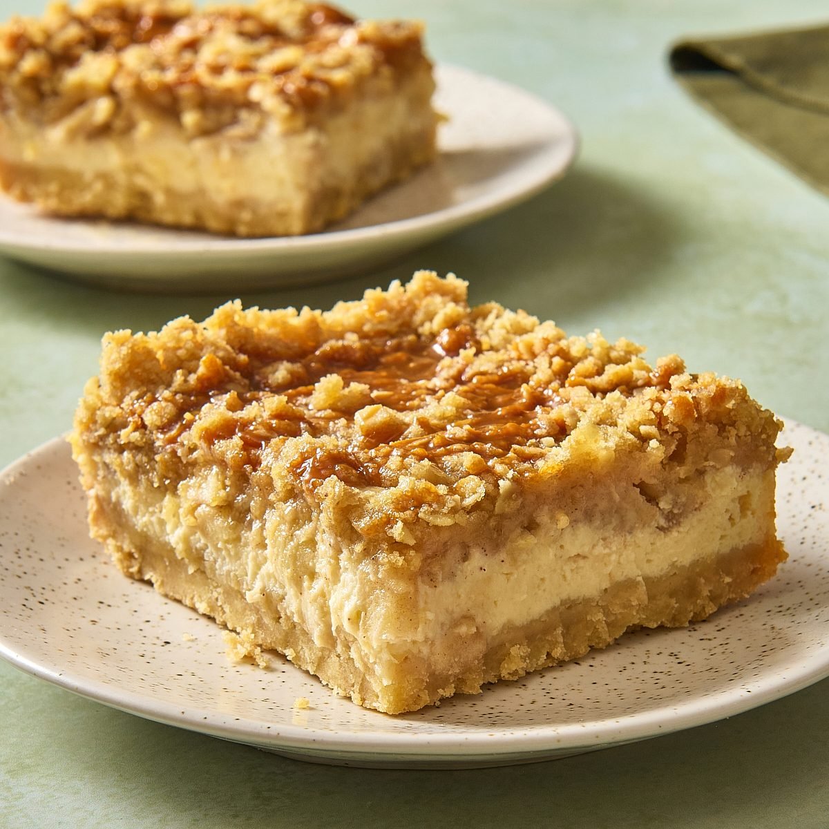 Apple Caramel Cheesecake Bars Recipe