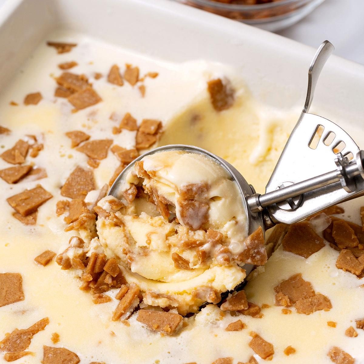 Butter Brickle Ice Cream (with Homemade Toffee)