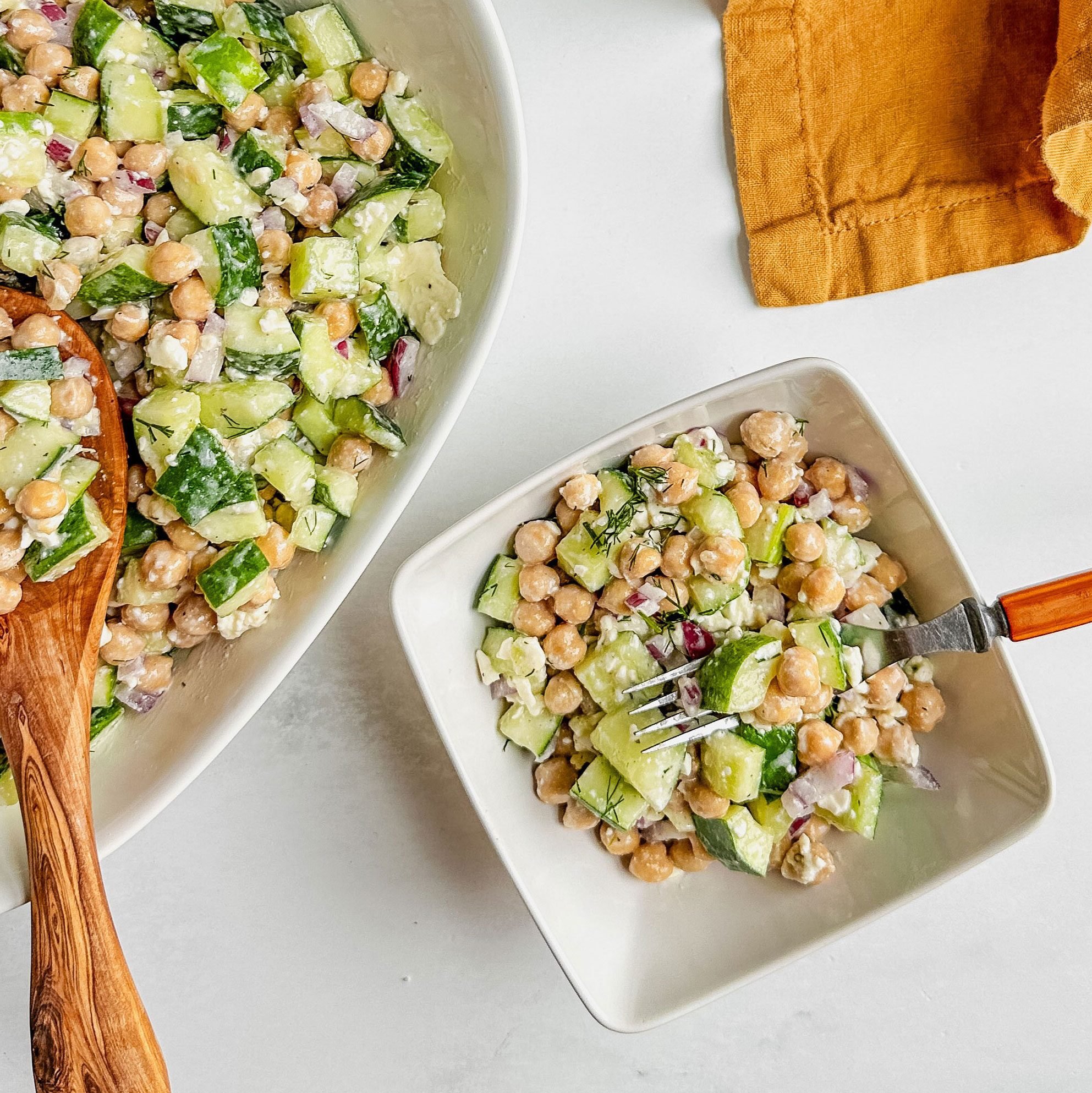 Chickpea Cucumber Salad