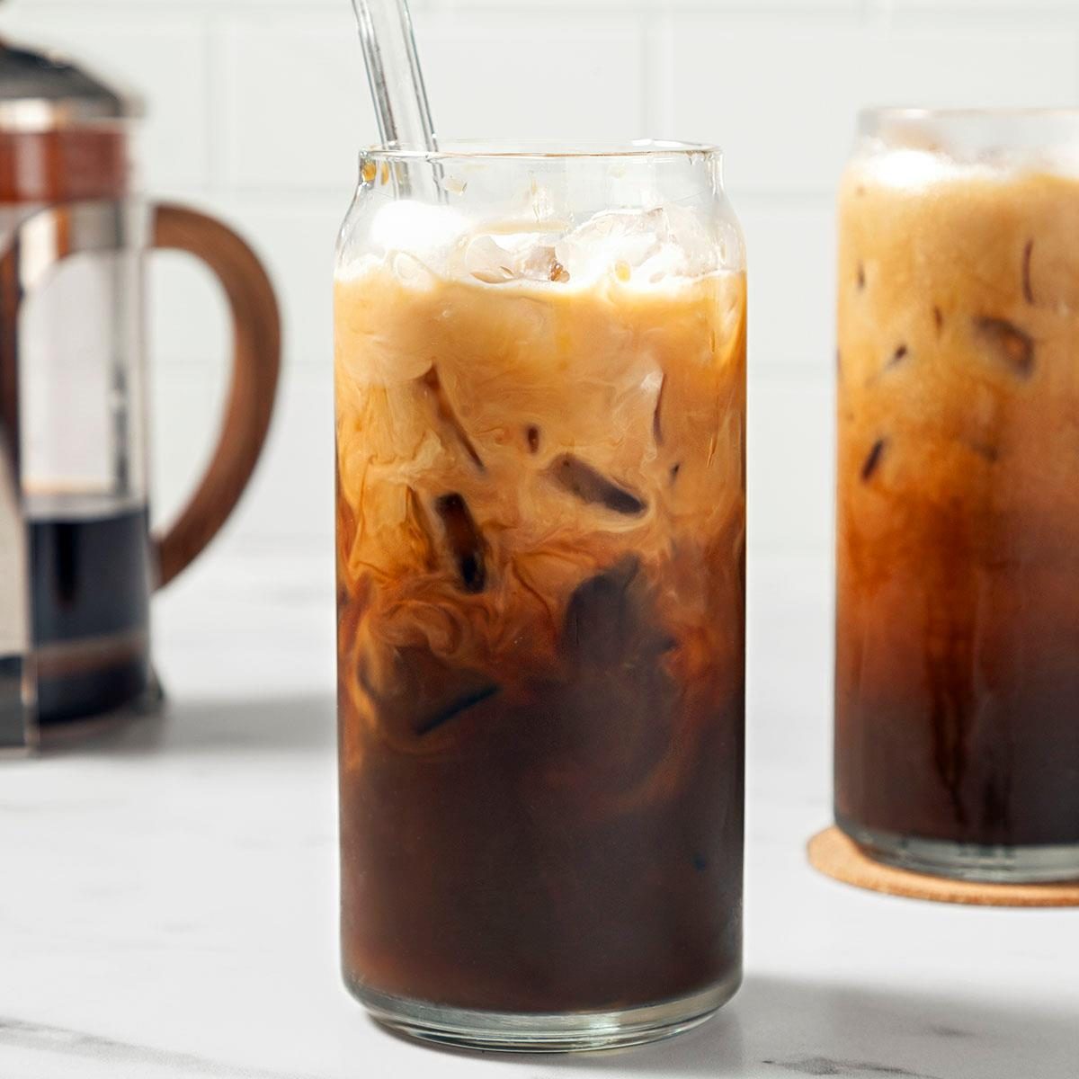 Copycat Starbucks Iced Toasted Vanilla Oat Milk Shaken Espresso