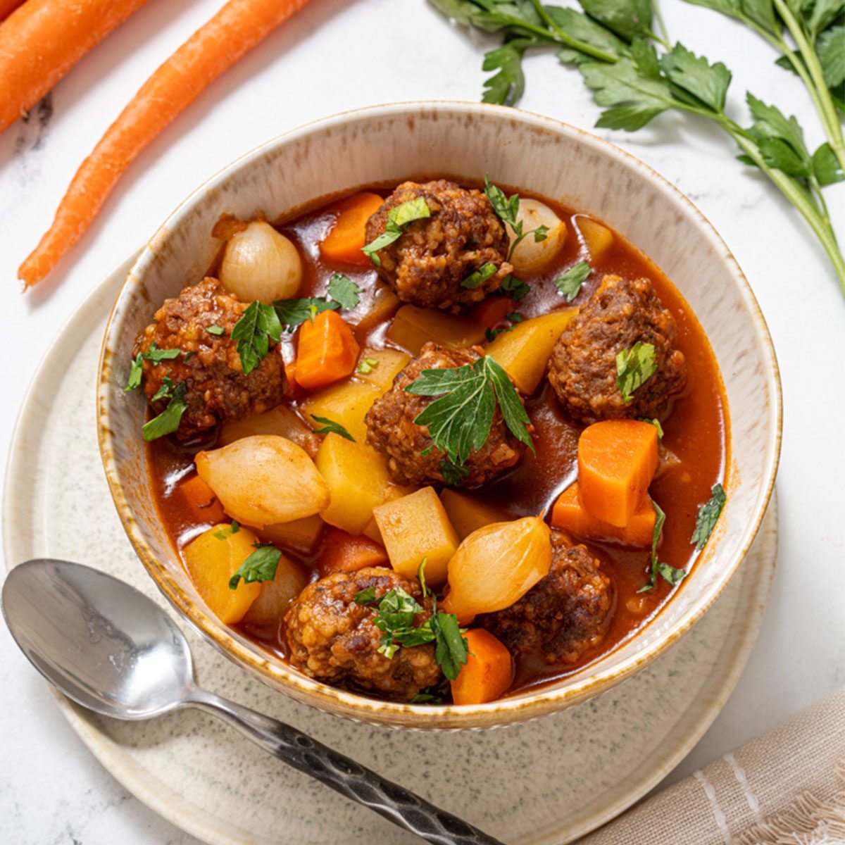 Hearty Meatball Stew Recipe