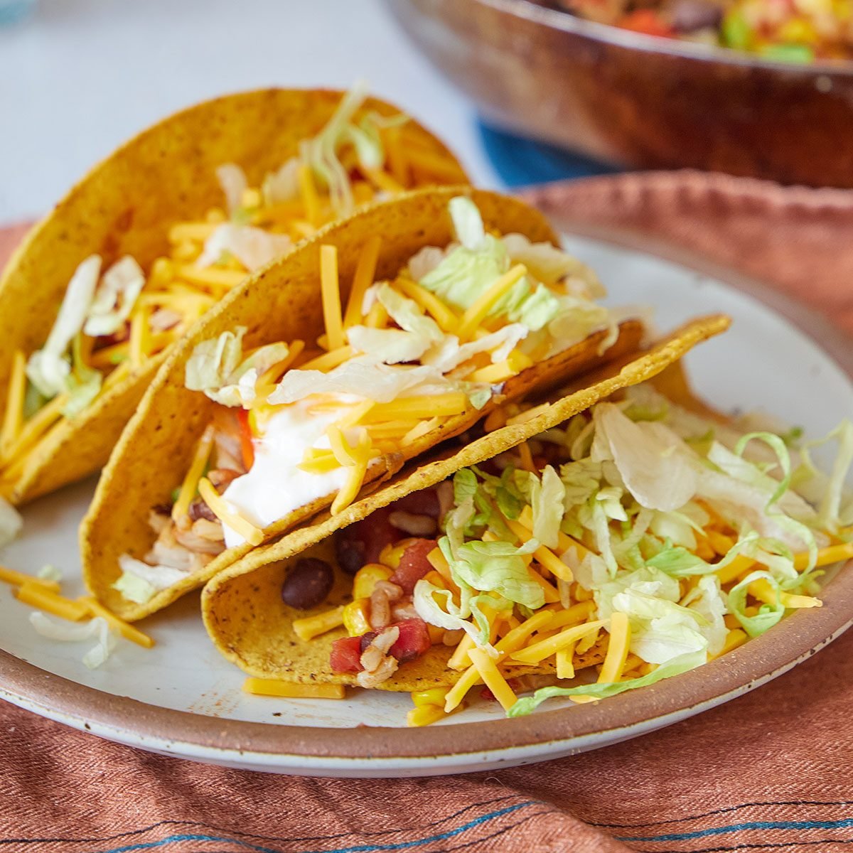 These black bean tacos are a great vegetarian entree!