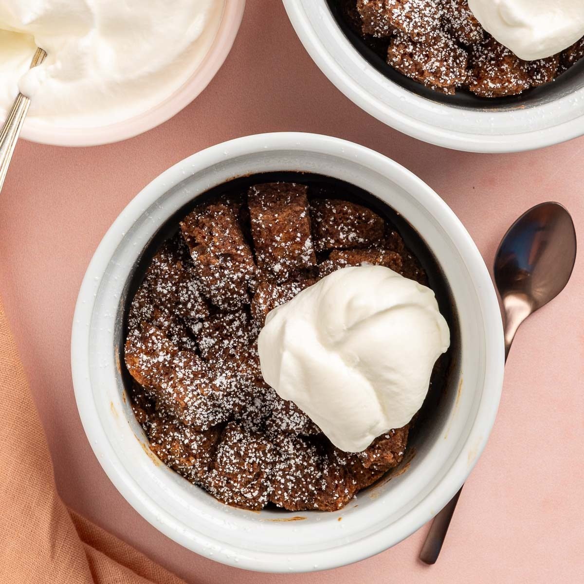 Taste of Home Chocolate Bread Pudding photo of the finished recipe.