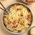 Skillet Pasta with Bacon and Eggs