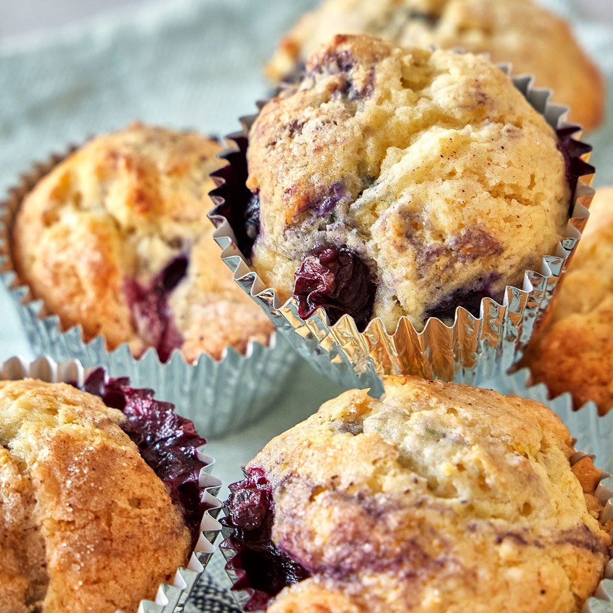 Blueberry muffins are a classic breakfast treat.