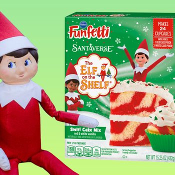 Funfetti Elf On The Shelf Cake